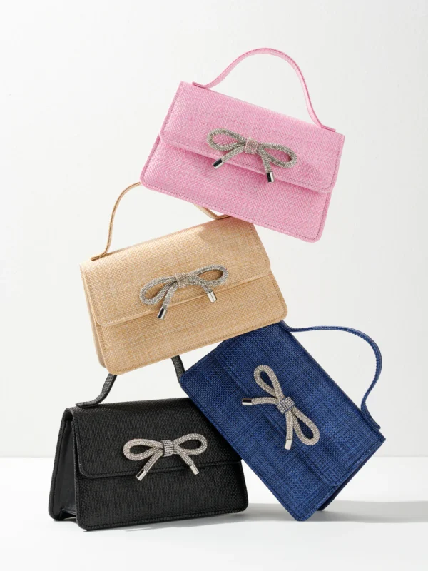 Bowie Straw Mini Bag - 3 Colors | Shiraleah - Image 2