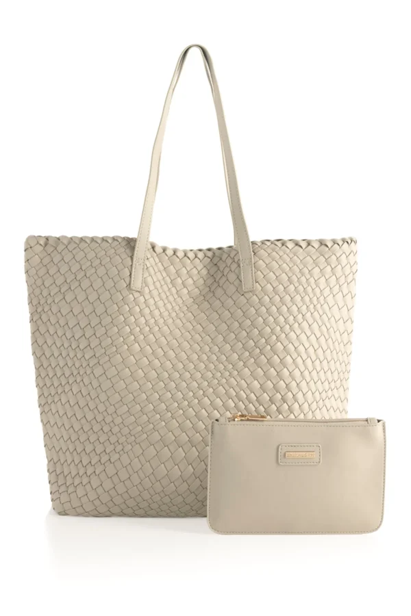 Blythe Tote - Stone | Shiraleah - Image 2
