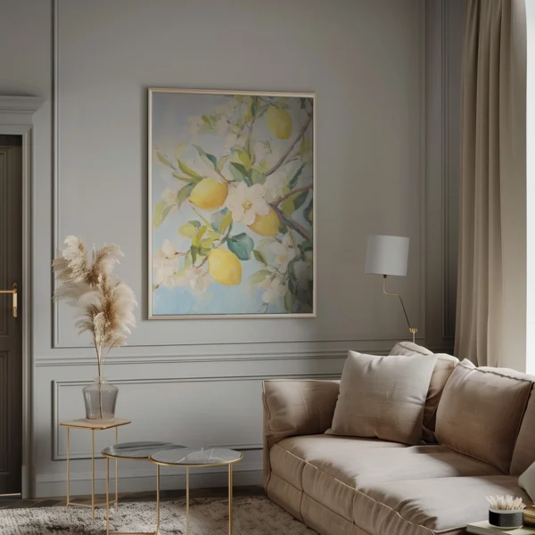 Lemon Tree Wall Art - 48 x 36 - Image 3