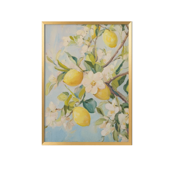 Lemon Tree Wall Art - 14 x 10
