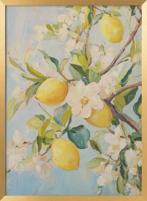 Lemon Tree Wall Art - 14 x 10 - Image 2