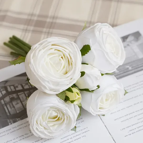 Rose Bundle of 6 - White - Image 2