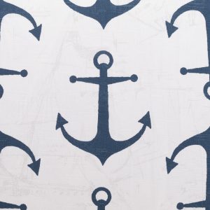 Alternative view of Anchors-Navy Throw Pillows | DV Kap Home