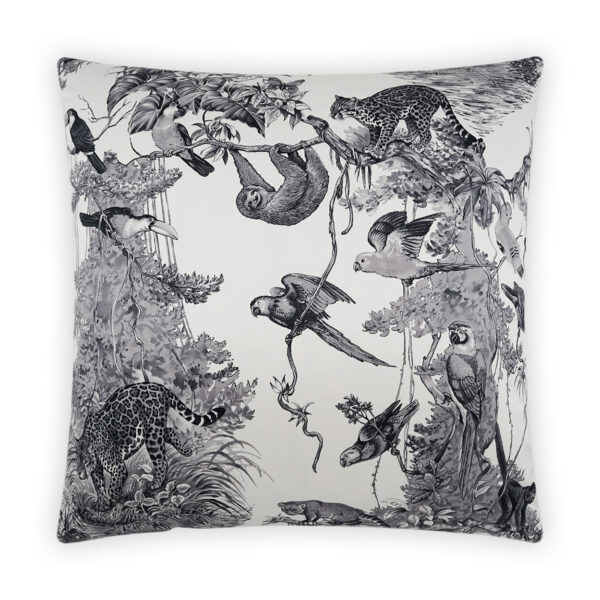 Madagascar-Black Throw Pillows | DV Kap Home