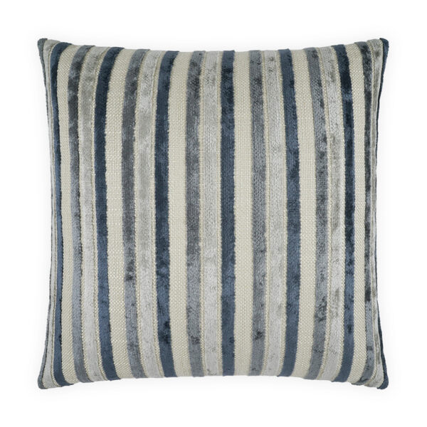 Borderline-Blue Throw Pillows | DV Kap Home