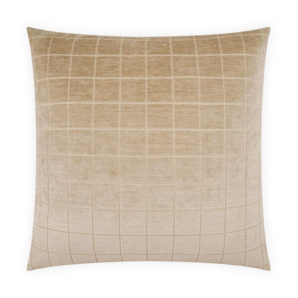 Camden Check-Fawn Throw Pillows | DV Kap Home