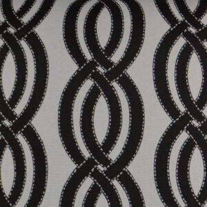 Alternative view of Sea Shore Lumbar-Black Outdoor Throw Pillows | DV Kap Home