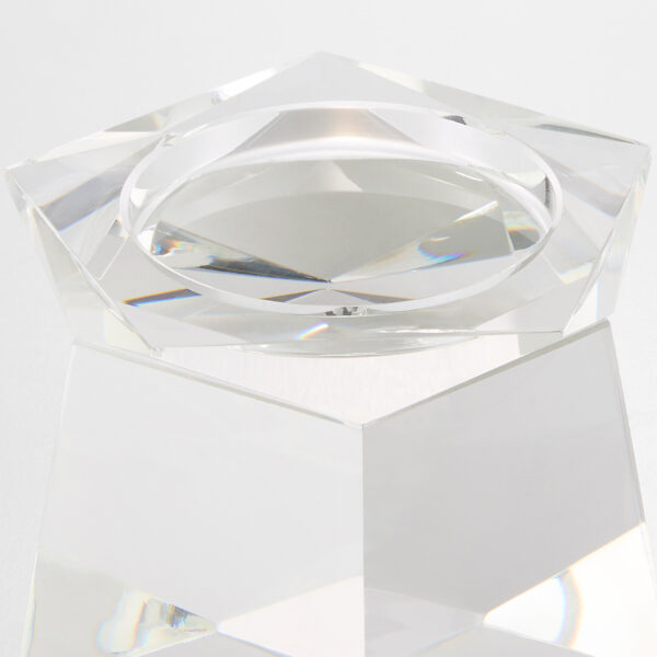Faceted Pillar Candleholder - Large - Image 5