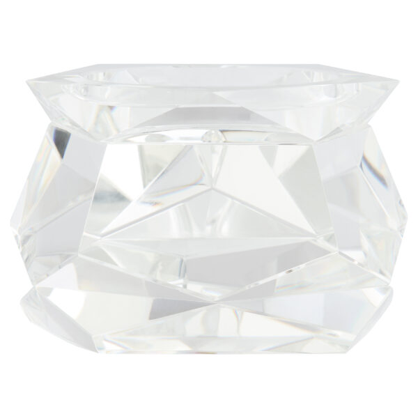 Faceted Pillar Candleholder - Small