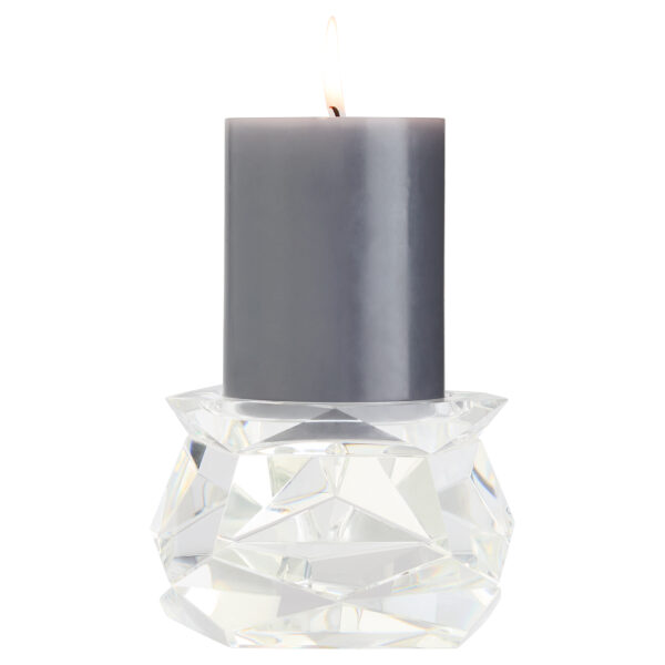 Faceted Pillar Candleholder - Small - Image 2