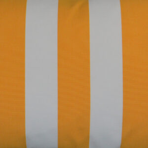 Cafe Stripe Lumbar-Yellow Outdoor Throw Pillows | DV Kap Home
