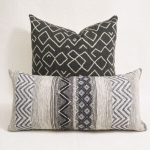 Embolden Lumbar-Taupe Outdoor Throw Pillows | DV Kap Home