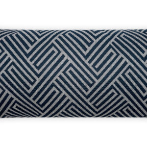 Mandros Lumbar-Navy Outdoor Throw Pillows | DV Kap Home