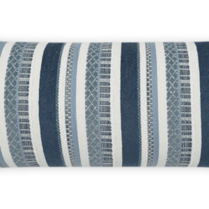 Oriana Lumbar-Indigo Outdoor Throw Pillows | DV Kap Home