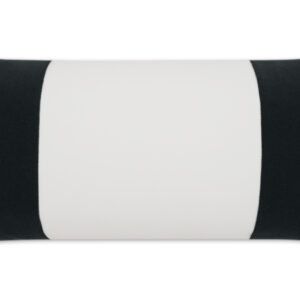 Sundance Band Lumbar-Charcoal Outdoor Throw Pillows | DV Kap Home