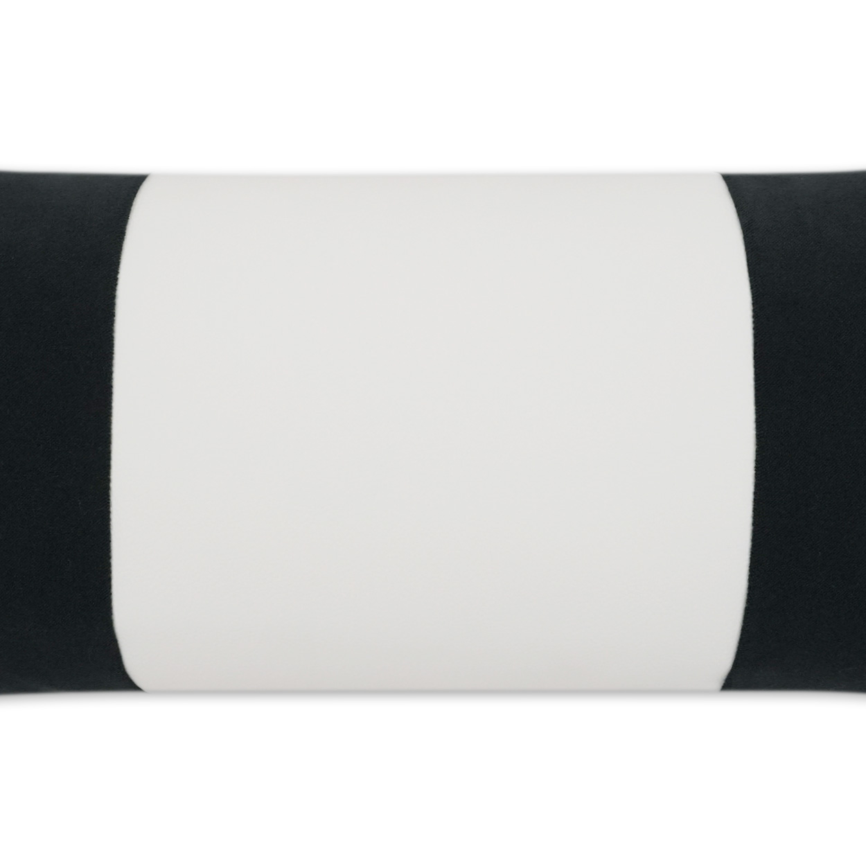 Sundance Band Lumbar-Charcoal Outdoor Throw Pillows | DV Kap Home