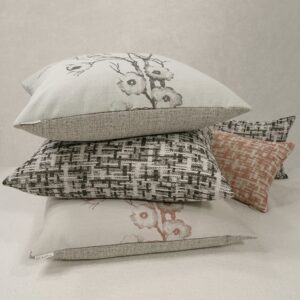 Zahwe Lumbar-Rose Outdoor Throw Pillows | DV Kap Home