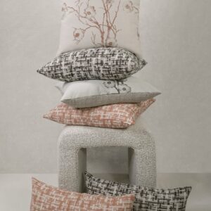 Zahwe-Rose Outdoor Throw Pillows | DV Kap Home