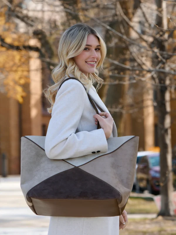 Romy Tote - Taupe | Shiraleah - Image 4