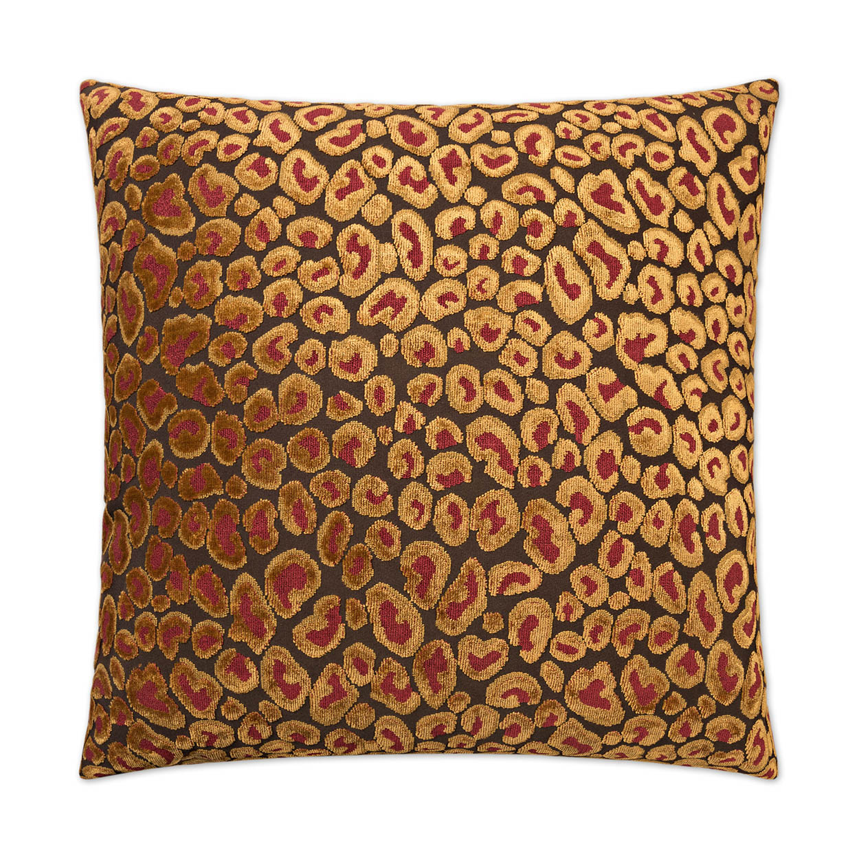 Cheetah-Ruby Throw Pillows | DV Kap Home