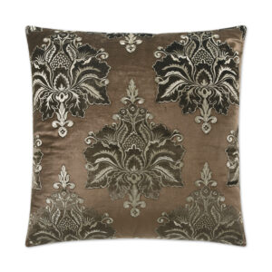 Taj Mahal-Brown Throw Pillows | DV Kap Home