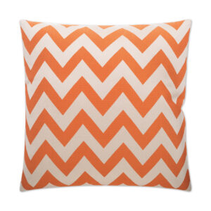 Chevron Chic-Orange Throw Pillows | DV Kap Home