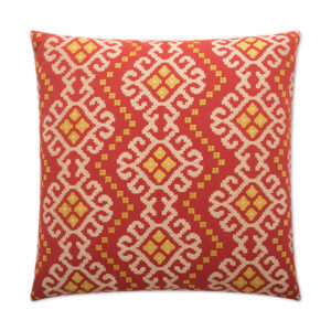 Kurta-Red Throw Pillows | DV Kap Home