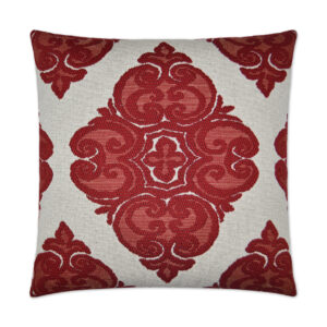 Cotillion-Red Throw Pillows | DV Kap Home