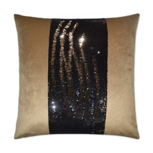 Hylee II-Black/Gold Throw Pillows | DV Kap Home