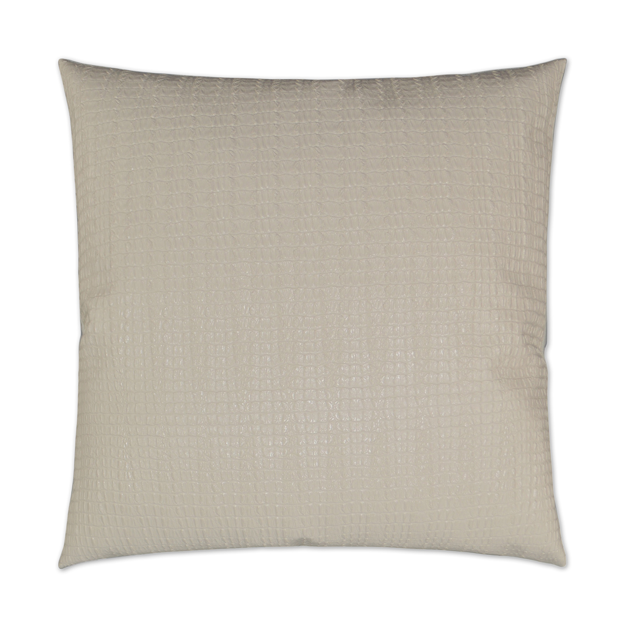 Saltwater Croc-Ivory Throw Pillows | DV Kap Home