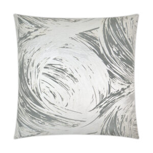 Tornado-Pewter Throw Pillows | DV Kap Home