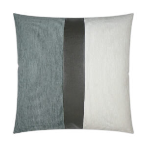Ridges Band-Haze/Ivory Throw Pillows | DV Kap Home
