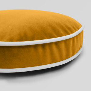 Alternative view of Posh Circle-Mustard Throw Pillows | DV Kap Home