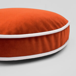 Alternative view of Posh Circle-Orange Throw Pillows | DV Kap Home