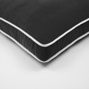 Alternative view of Posh Box-Charcoal 22" Square Throw Pillows | DV Kap Home