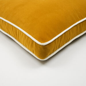 Alternative view of Posh Box-Mustard 22" Square Throw Pillows | DV Kap Home