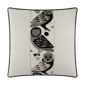 Otus-Jet Throw Pillows | DV Kap Home