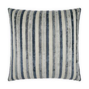 Borderline-Blue Throw Pillows | DV Kap Home