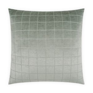 Camden Check-Glacier Throw Pillows | DV Kap Home