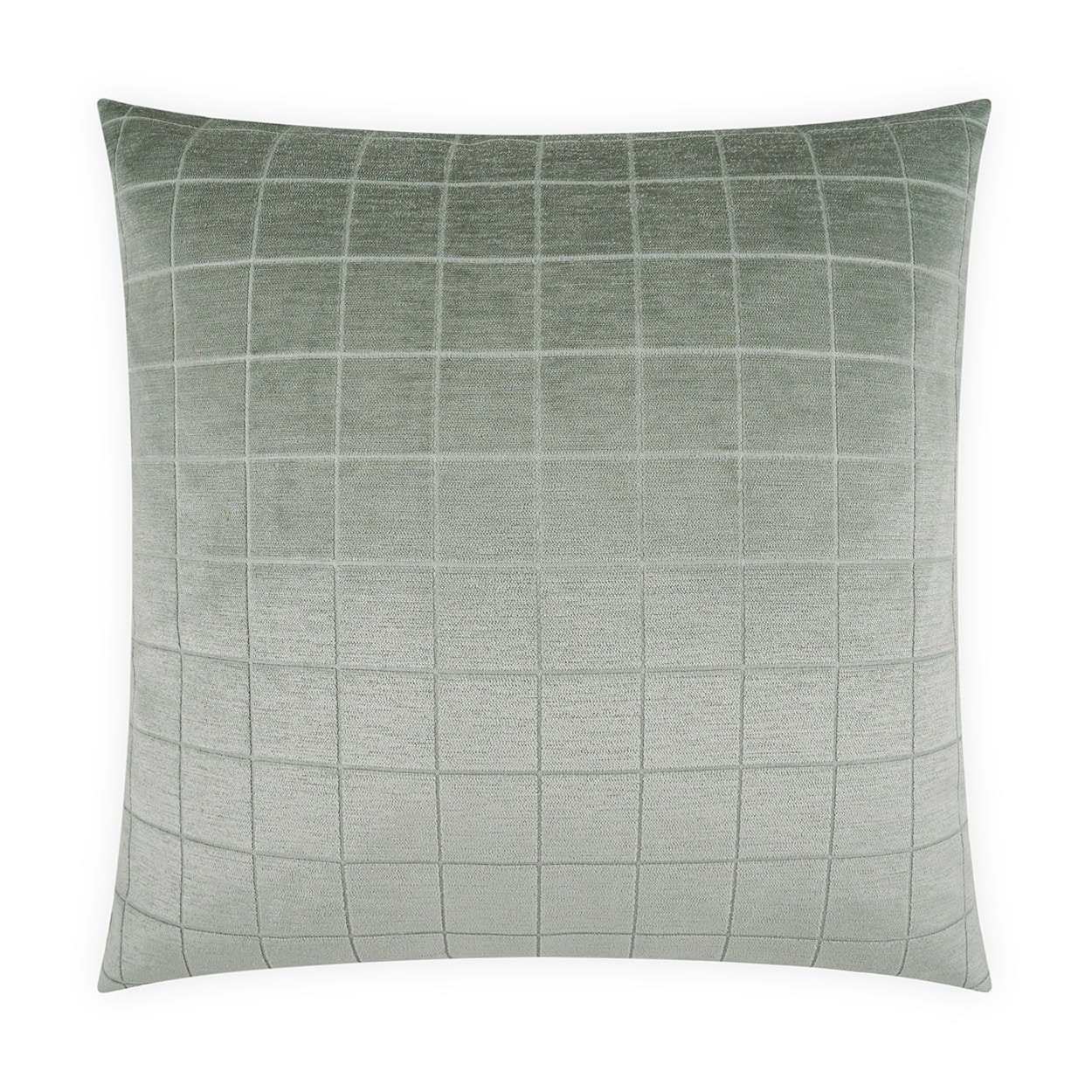 Camden Check-Glacier Throw Pillows | DV Kap Home