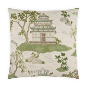 Tang-Green Throw Pillows | DV Kap Home