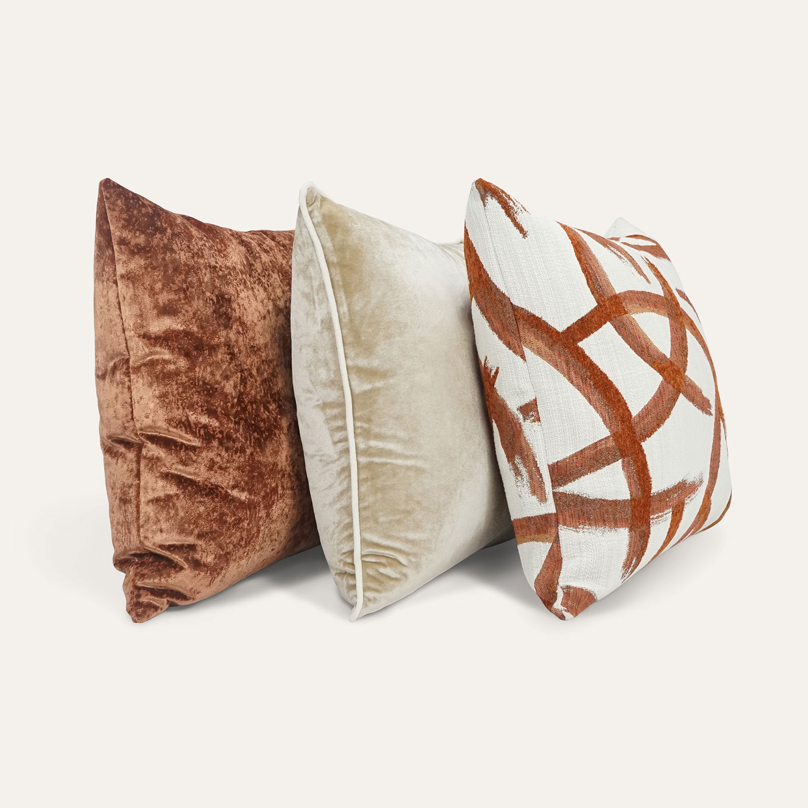Grated-Copper Coin Throw Pillows | DV Kap Home - Image 4
